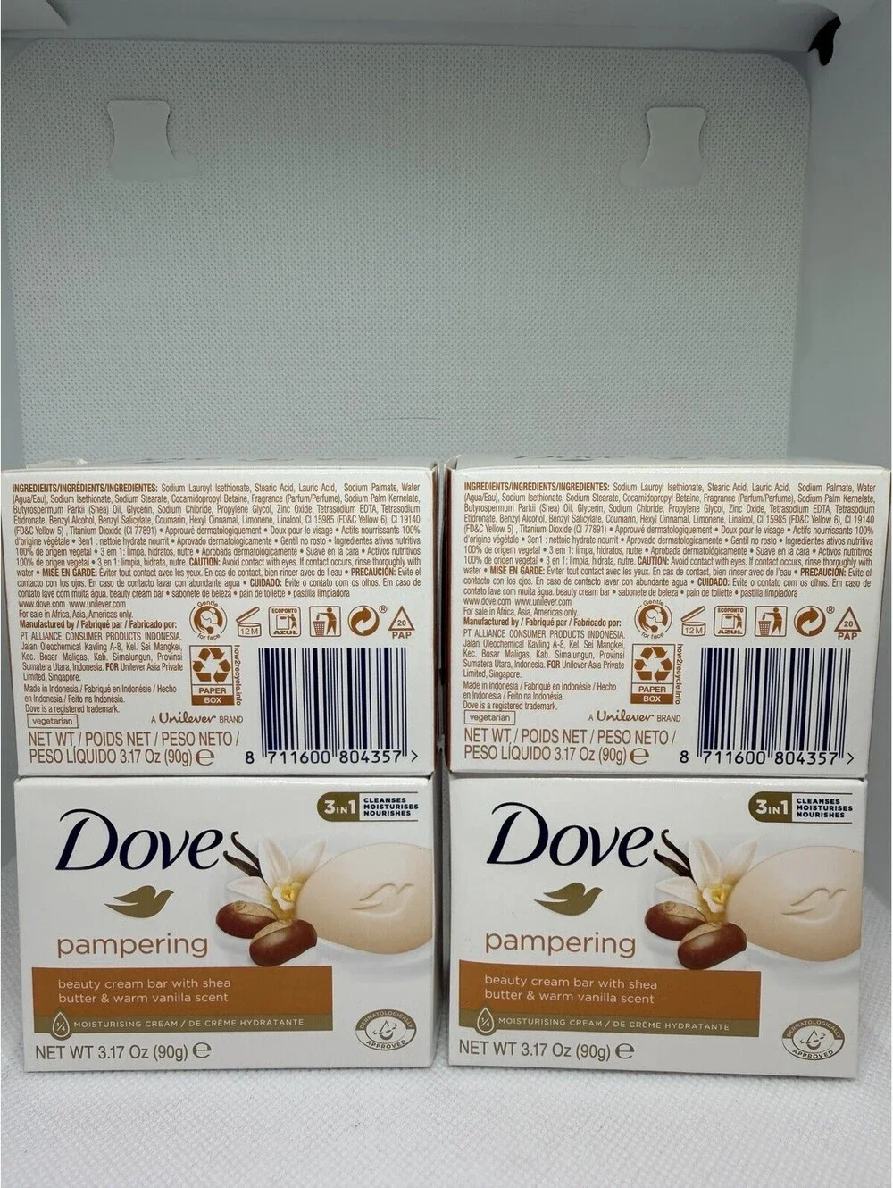 Dove purely pampering